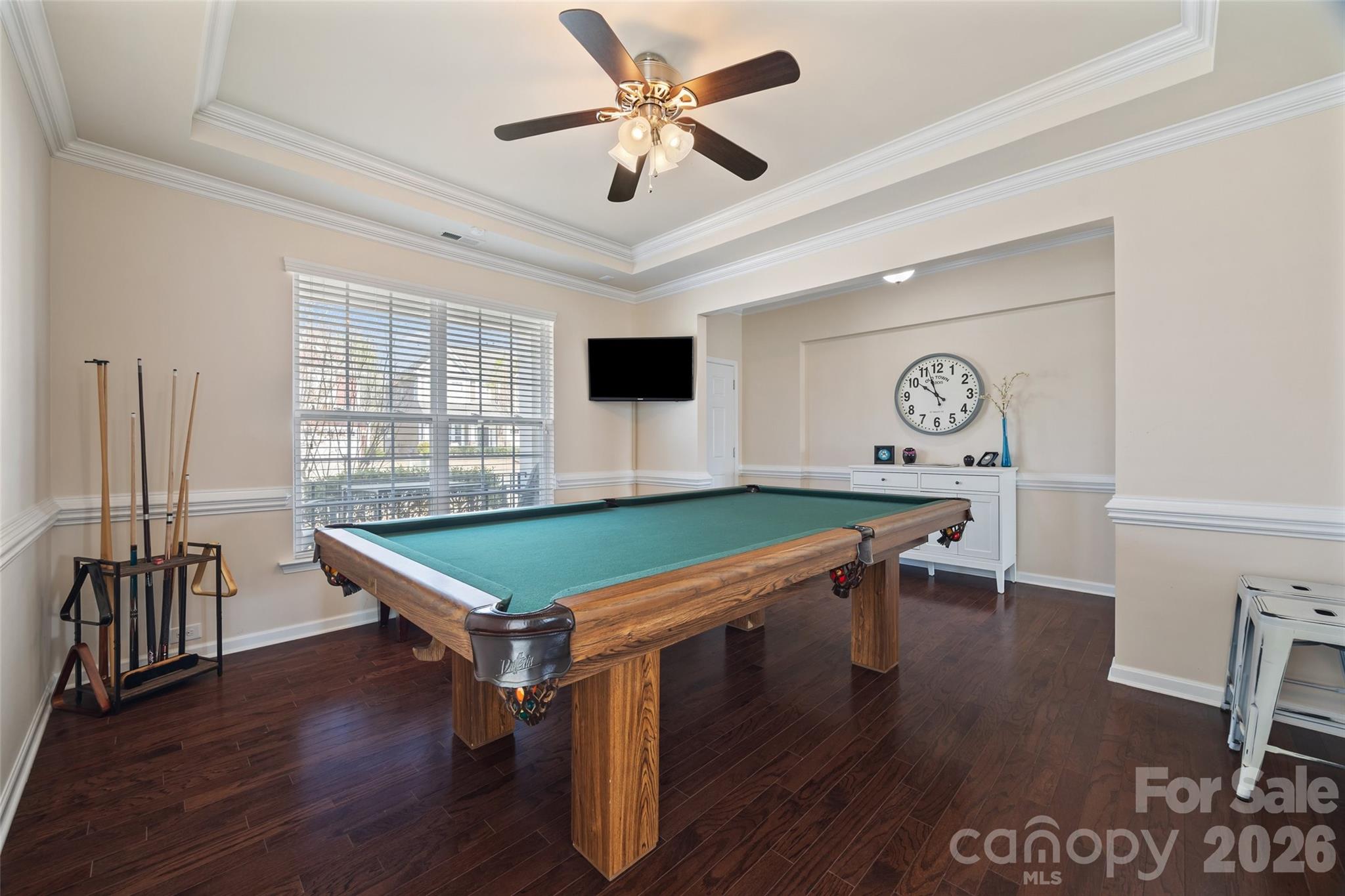 327 Hawks Creek Parkway Fort Mill, SC 29708 - Photo 6 of 48 a room with pool table and windows
