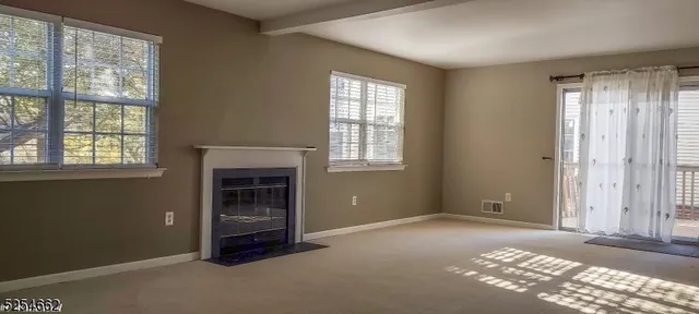 wooden floor and windows in a room