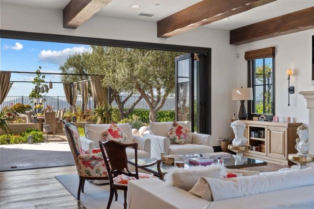 a outdoor space with furniture