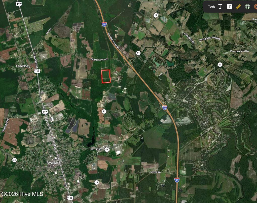 34.4-acres High School Road Teachey, NC 28464 - Photo 23 of 23 Expanded Aerial