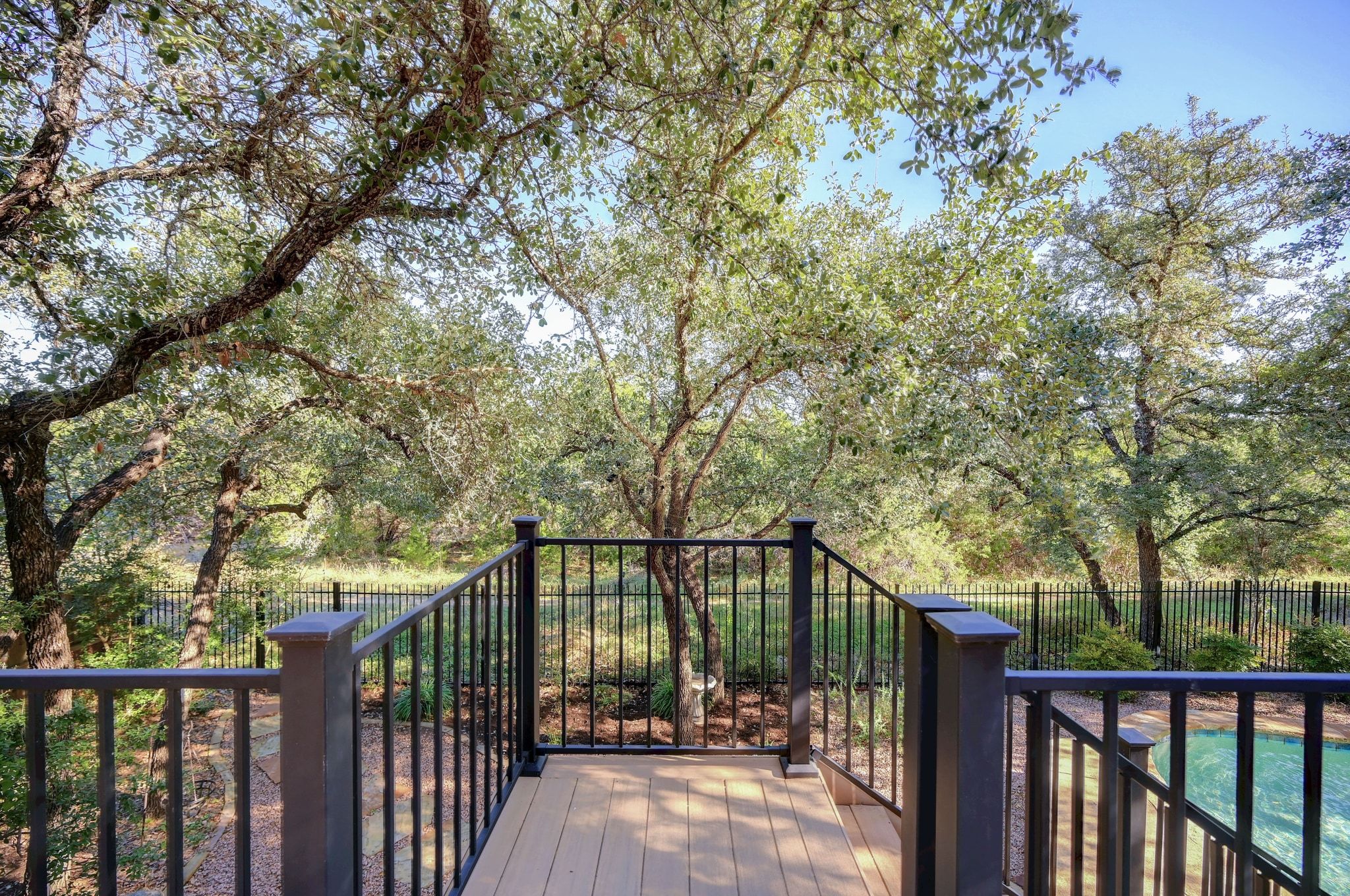 7112 Via Correto Drive Austin, TX 78749 - Photo 22 of 29 View of the greenbelt from the deck. Private gated access to the greenbelt below