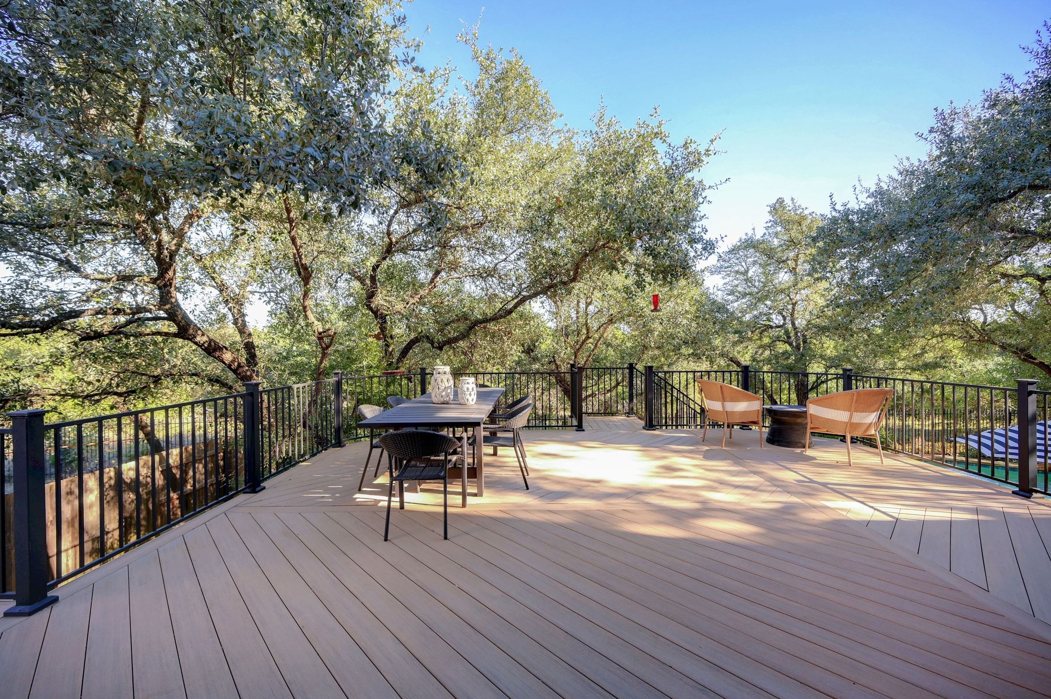 7112 Via Correto Drive Austin, TX 78749 - Photo 23 of 29 Composite deck featuring outdoor dining space