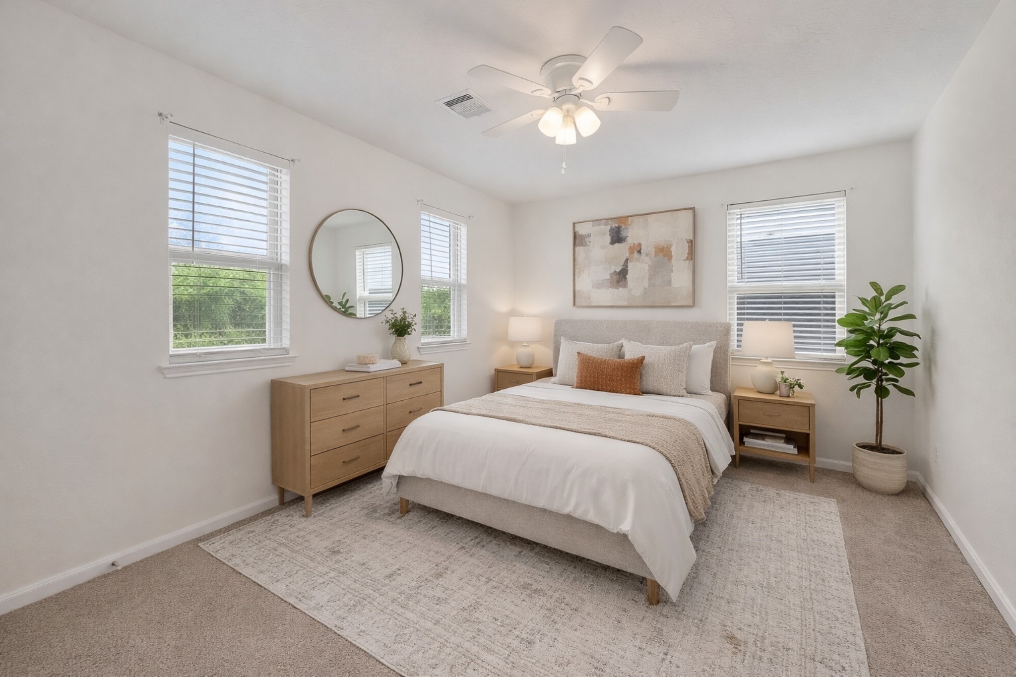 2107 Parnevik Place Conroe, TX 77304 - Photo 24 of 44 Bedroom 3. digitally enhanced