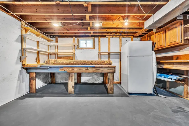 a room with furniture and a window