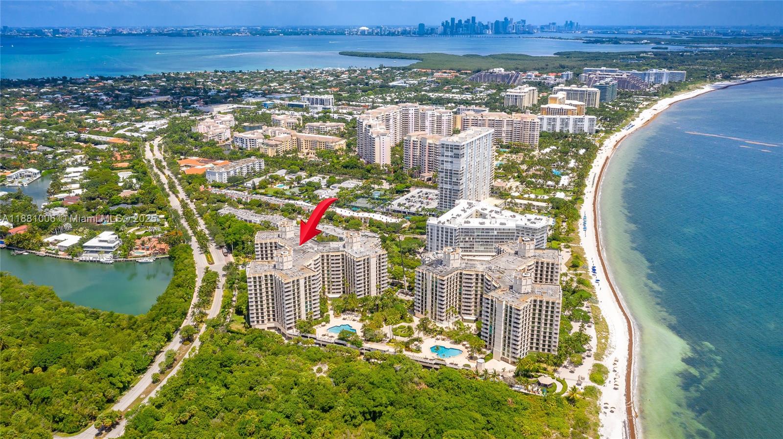 1121 Crandon Boulevard, Unit E501 Key Biscayne, FL 33149 - Photo 31 of 44 a view of a city with ocean view