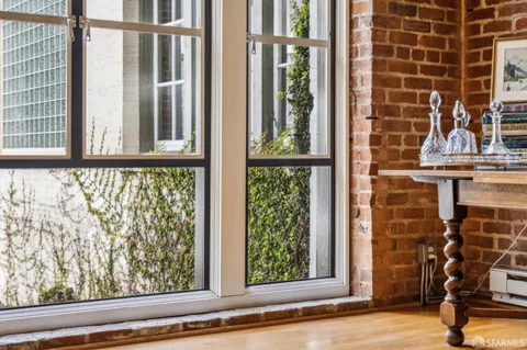 a view of a window with sky view