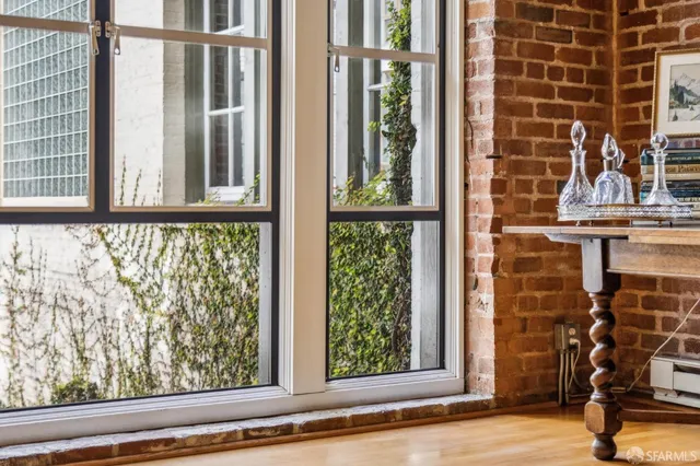 a view of a window with sky view