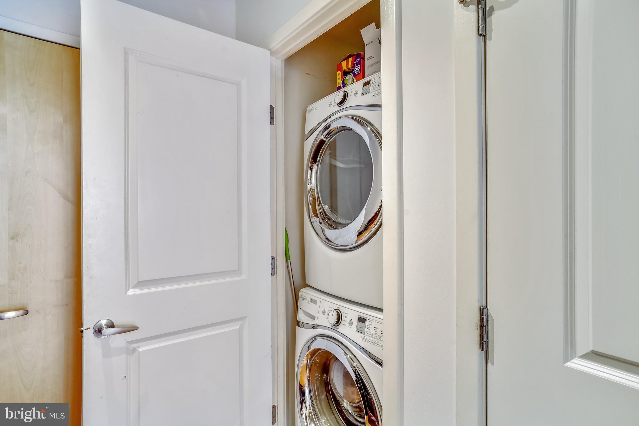 2125 14th Street Northwest, Unit 212 Washington, DC 20009 - Photo 16 of 21 a utility room with dryer and washer