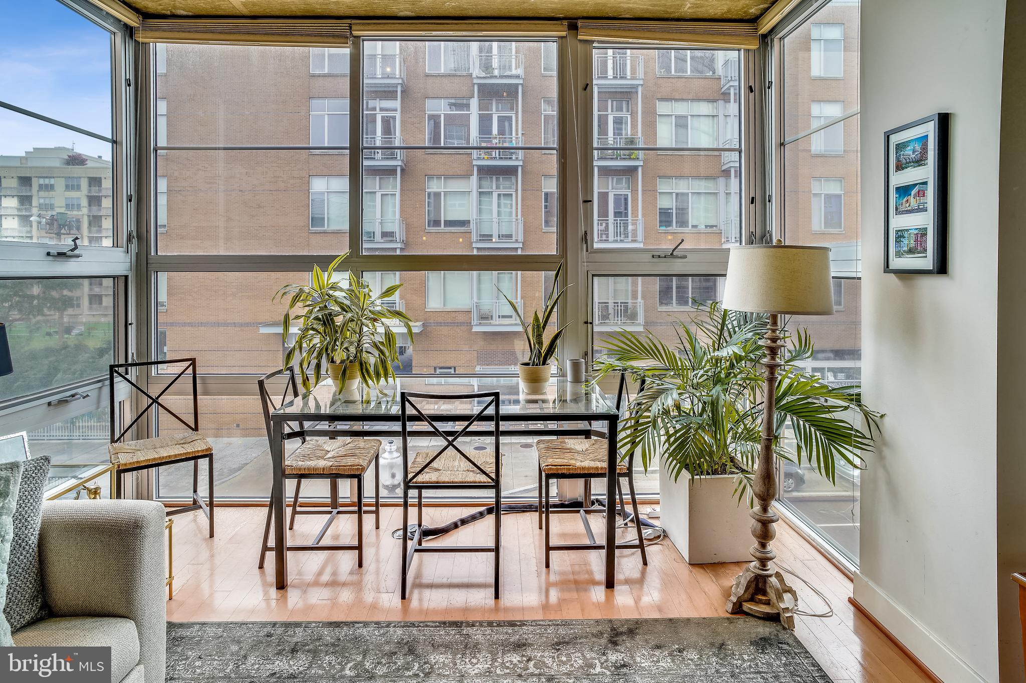 2125 14th Street Northwest, Unit 212 Washington, DC 20009 - Photo 7 of 21 a dining room with furniture and a potted plant