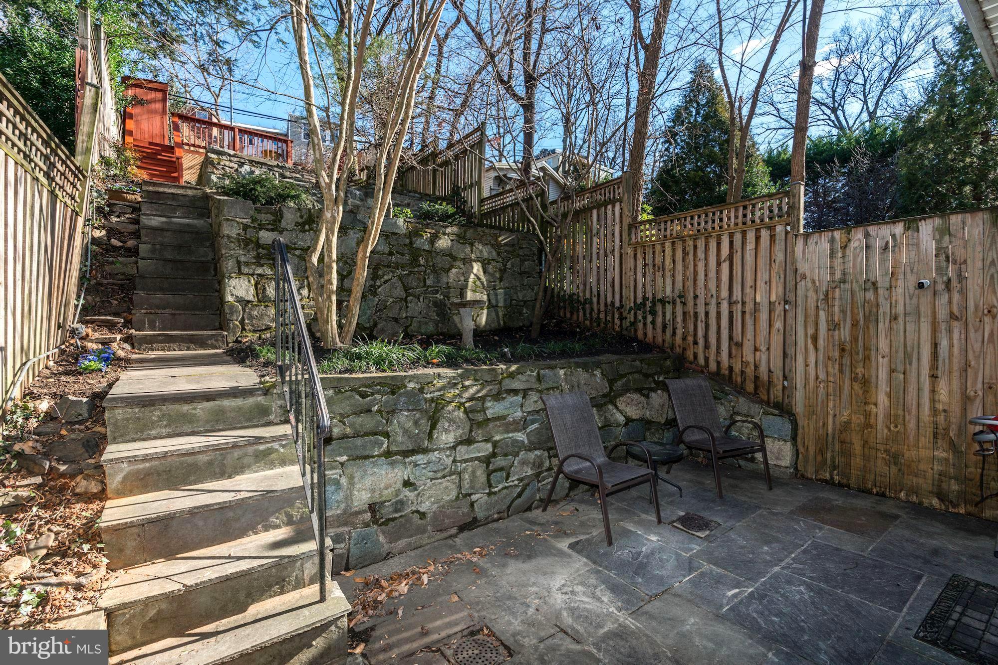 2051 Park Road Northwest Washington, DC 20010 - Photo 14 of 32 Rear Patio and Yard