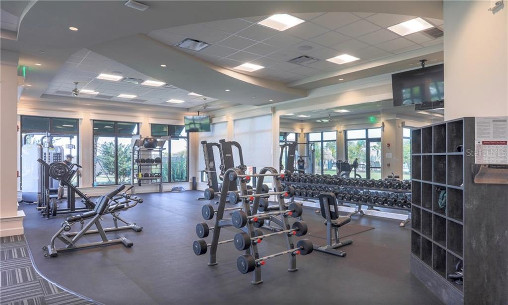 5543 Arnie Loop Bradenton, FL 34211 - Photo 18 of 45 a view of a room with gym equipment