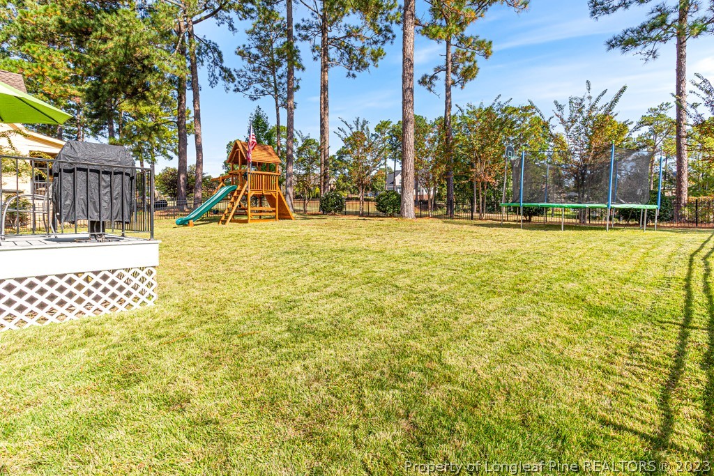 645 Little Bridge Road Fayetteville, NC 28311 - Photo 47 of 49 a view of a yard with a house