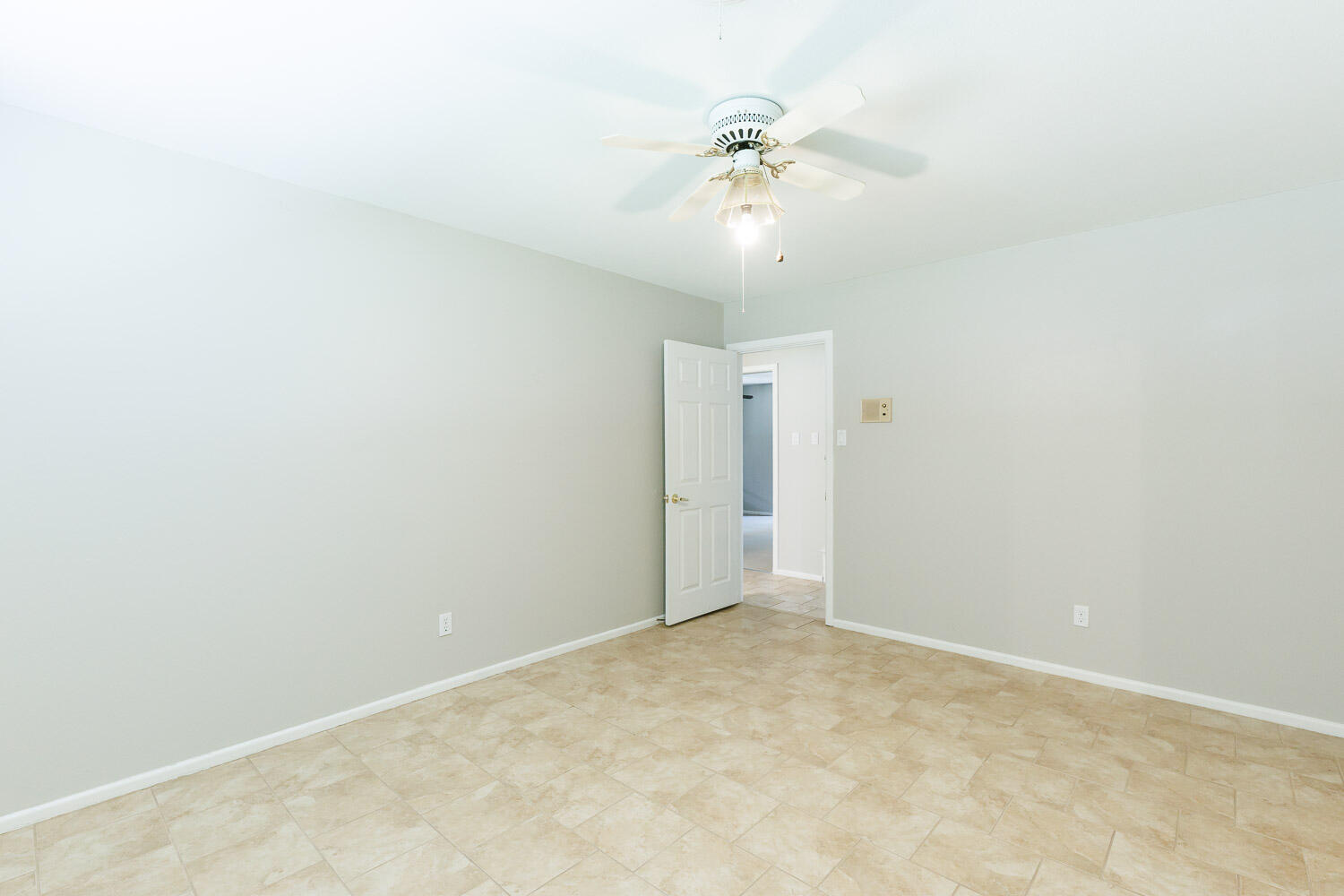 3816 53rd Street Lubbock, TX 79413 - Photo 45 of 59 an empty room with a chandelier fan