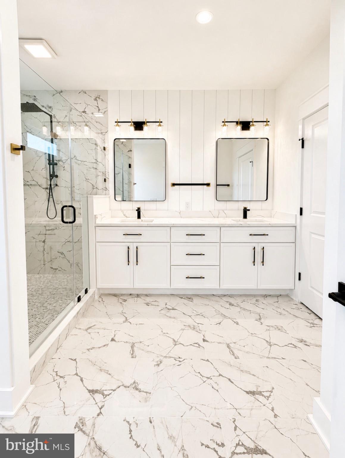 21963 Hardscrabble Road Georgetown, DE 19947 - Photo 25 of 43 Elegant marble bathroom retreat.