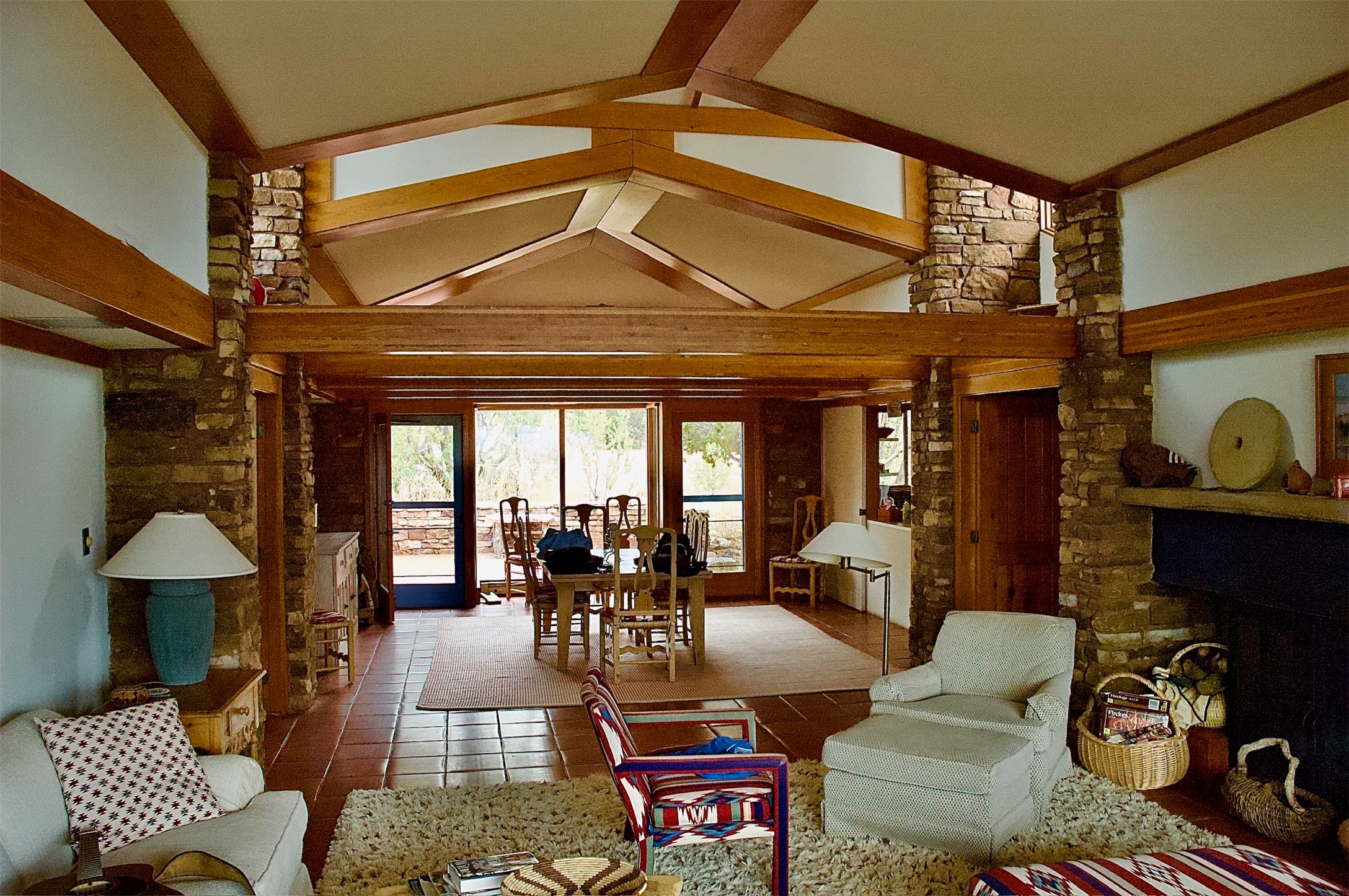 60 Blue Sky Road Las Vegas, NM 87701 - Photo 50 of 92 Entry & sitting room of the guest house