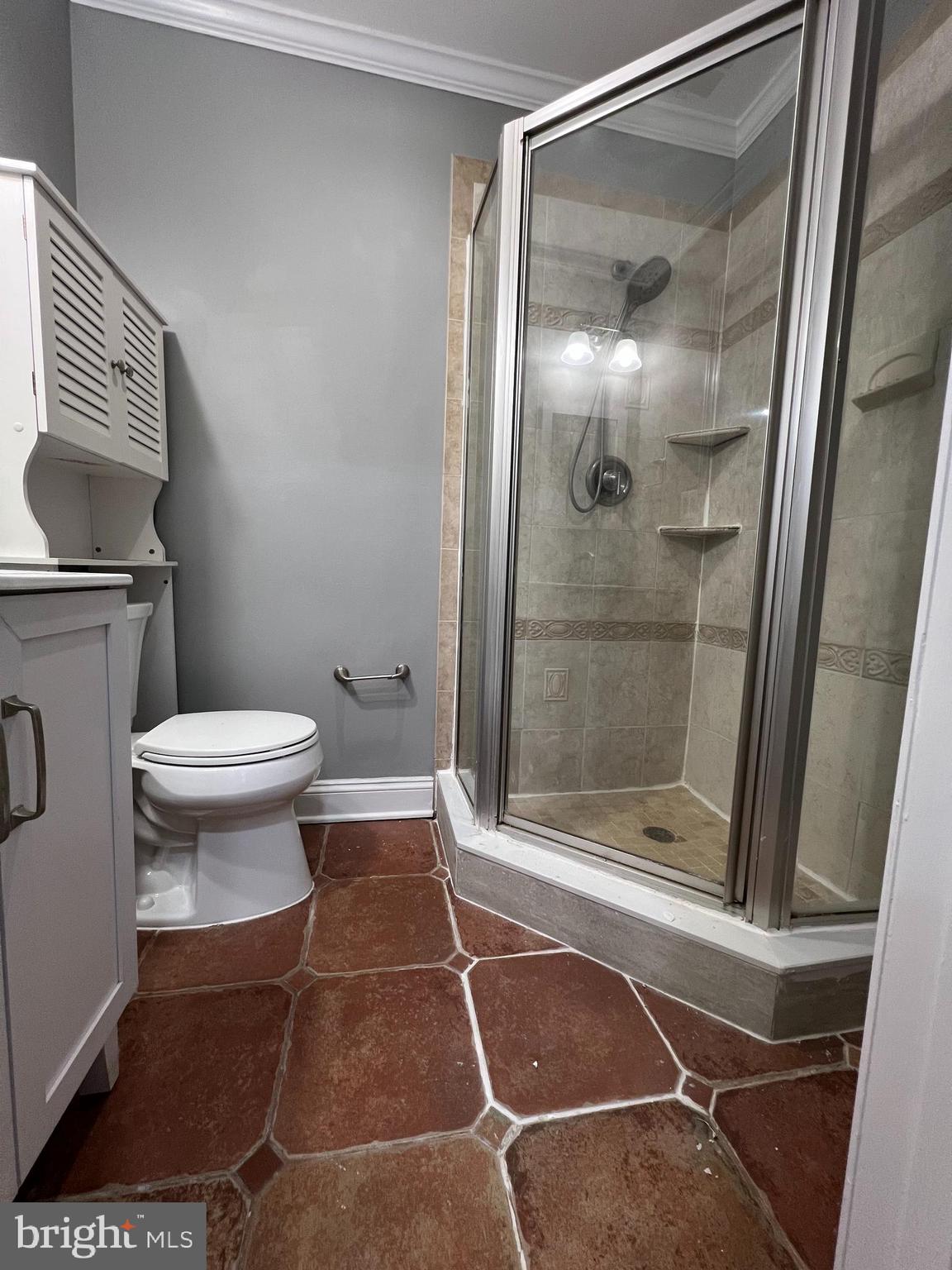 19956 Broad Run Drive Sterling, VA 20165 - Photo 13 of 24 a bathroom with a toilet and a shower