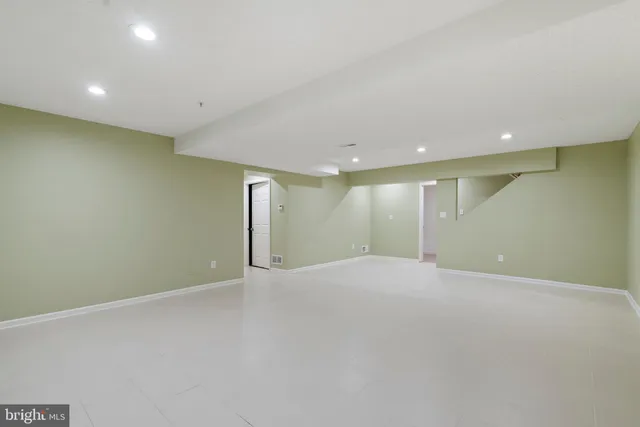 a view of an empty room