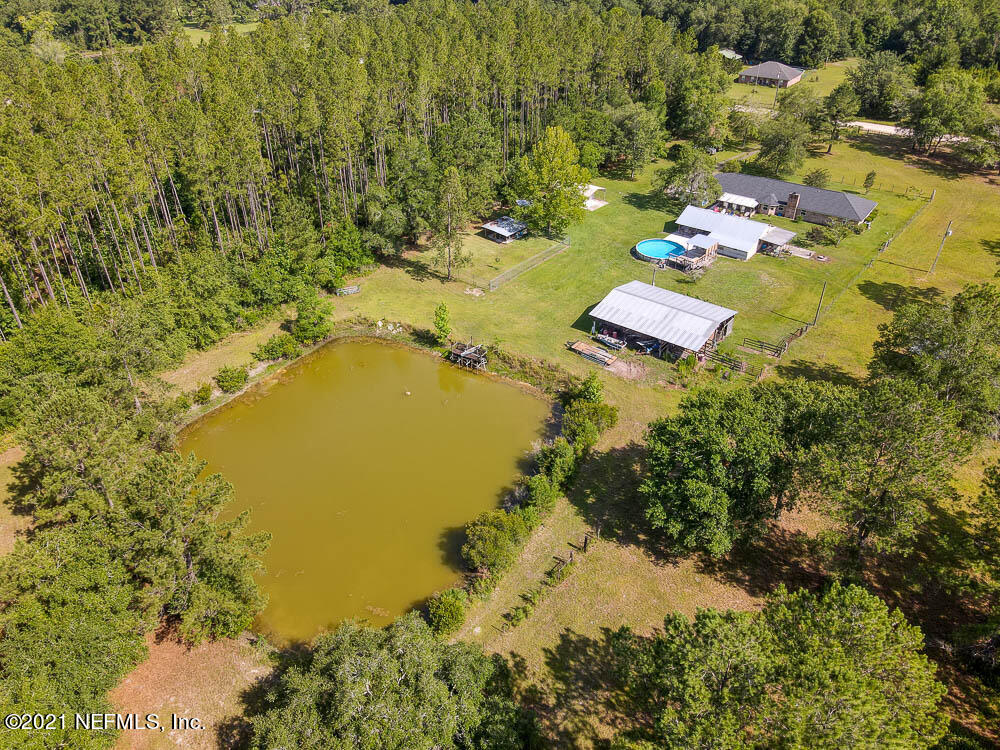 1241 D B Hicks Road Bryceville, FL 32009 - Photo 31 of 33 Drone Overhead - View 5