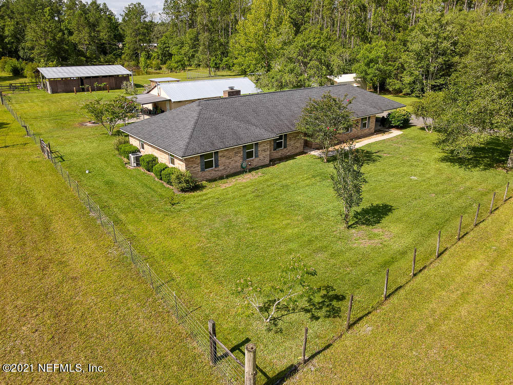 1241 D B Hicks Road Bryceville, FL 32009 - Photo 33 of 33 Drone Overhead - View 1