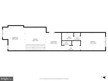 a front view of a multi story building