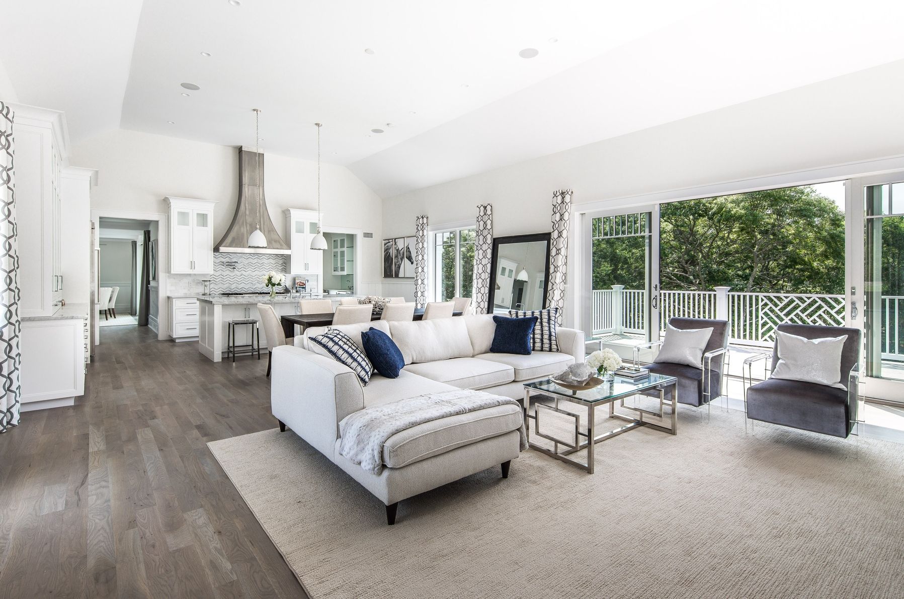 159 Middle Highway East Hampton, NY 11937 - Photo 6 of 18 a living room with furniture and a large window