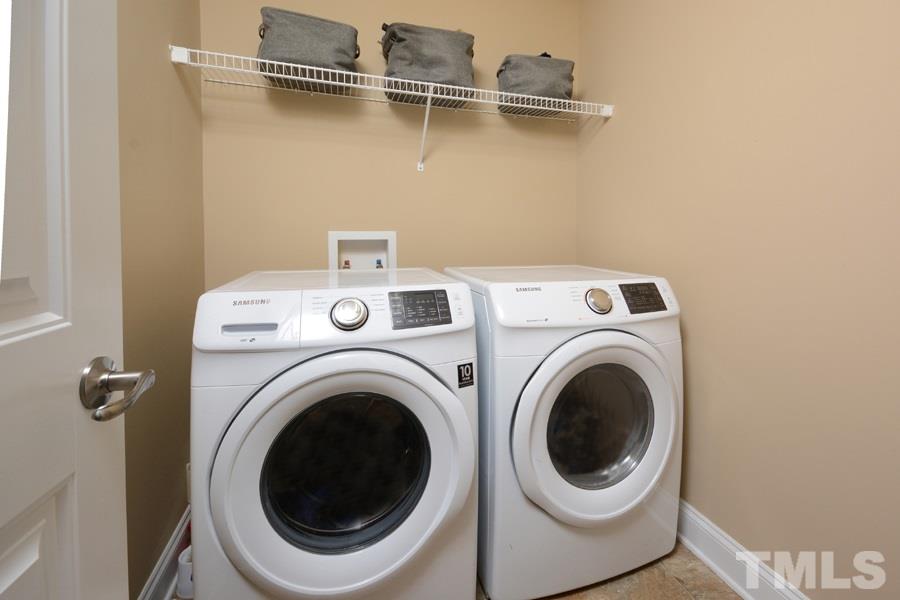 220 Orkney Road Stem, NC 27581 - Photo 10 of 18 a utility room with dryer and washer