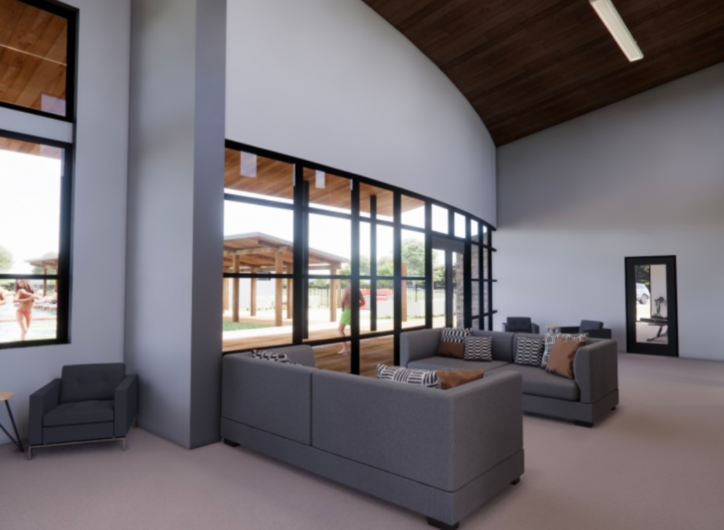 216 Sormonne Loop Kyle, TX 78640 - Photo 24 of 29 a living room with furniture and a flat screen tv