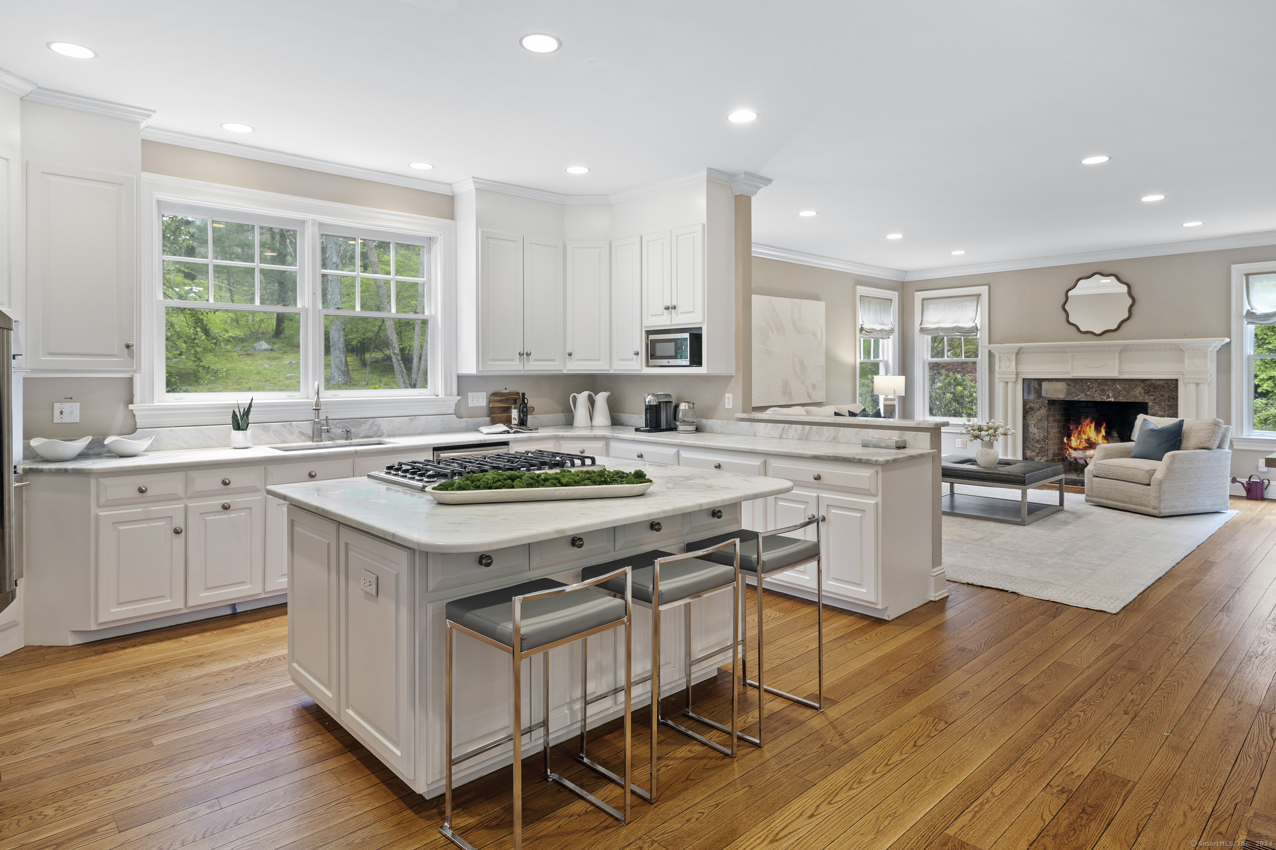 Gourmet Kitchen open to Family Room