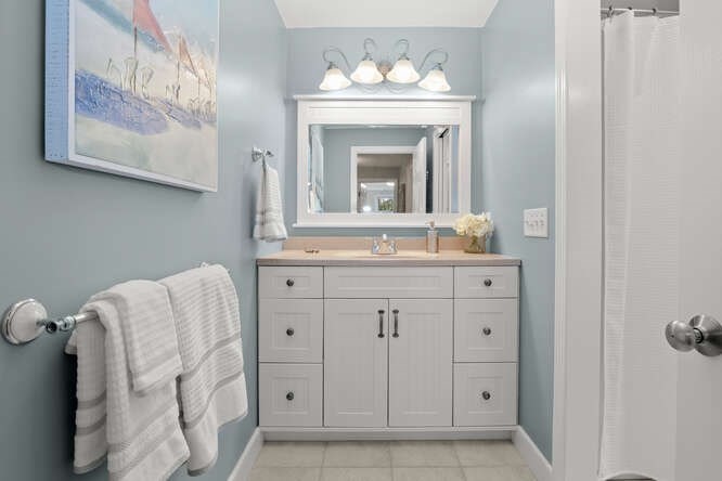 3 Summit Road Southborough, MA 01772 - Photo 27 of 41 a bathroom with a sink and a mirror