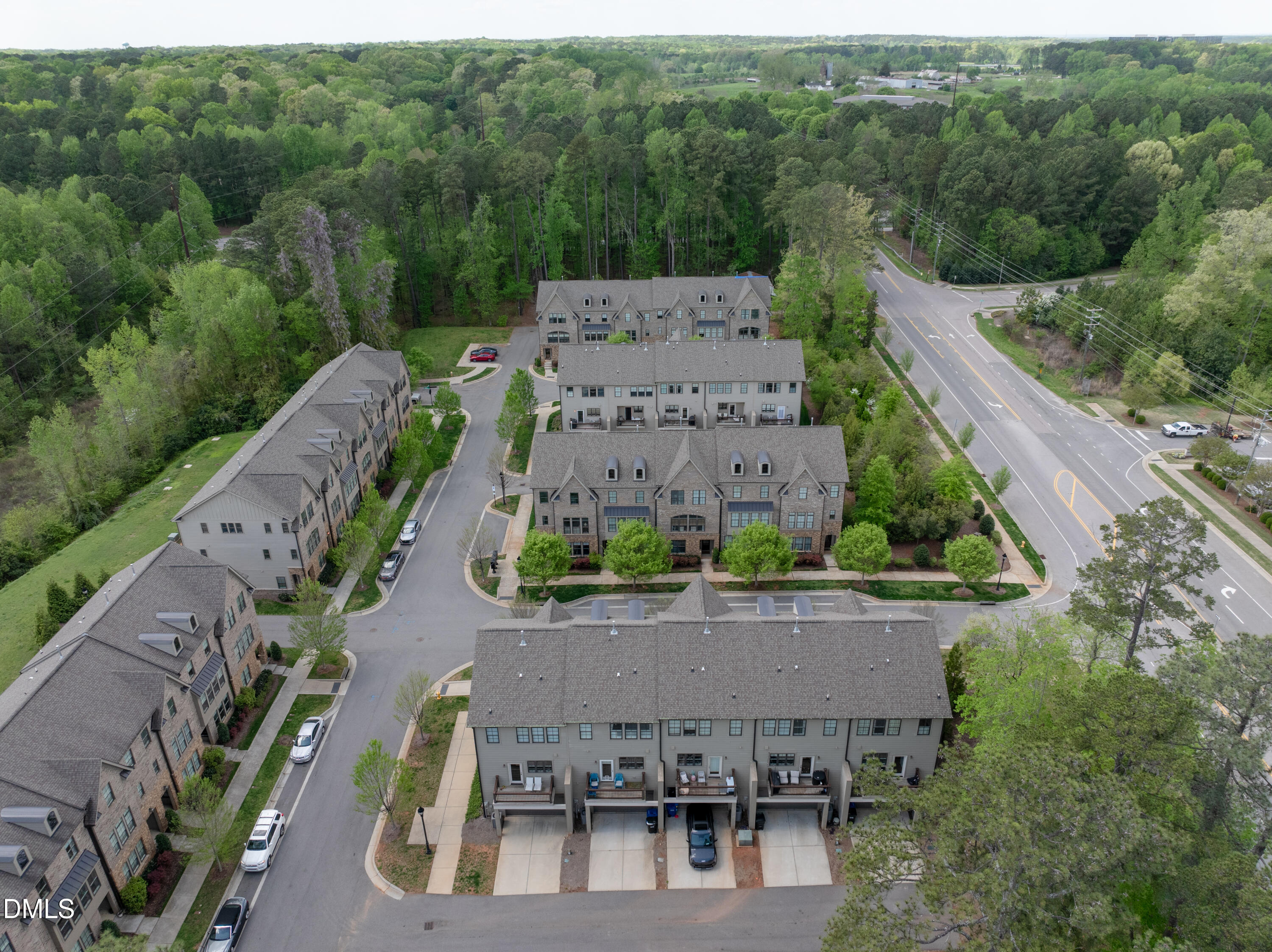 1601 Bowery Drive Raleigh, NC 27607 - Photo 38 of 41 an aerial view of a house with a garden