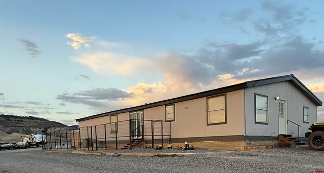 a street view with house