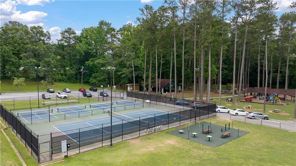 911 East Green Lane Clarkston, GA 30021 - Photo 35 of 43 a view of swimming pool with a patio