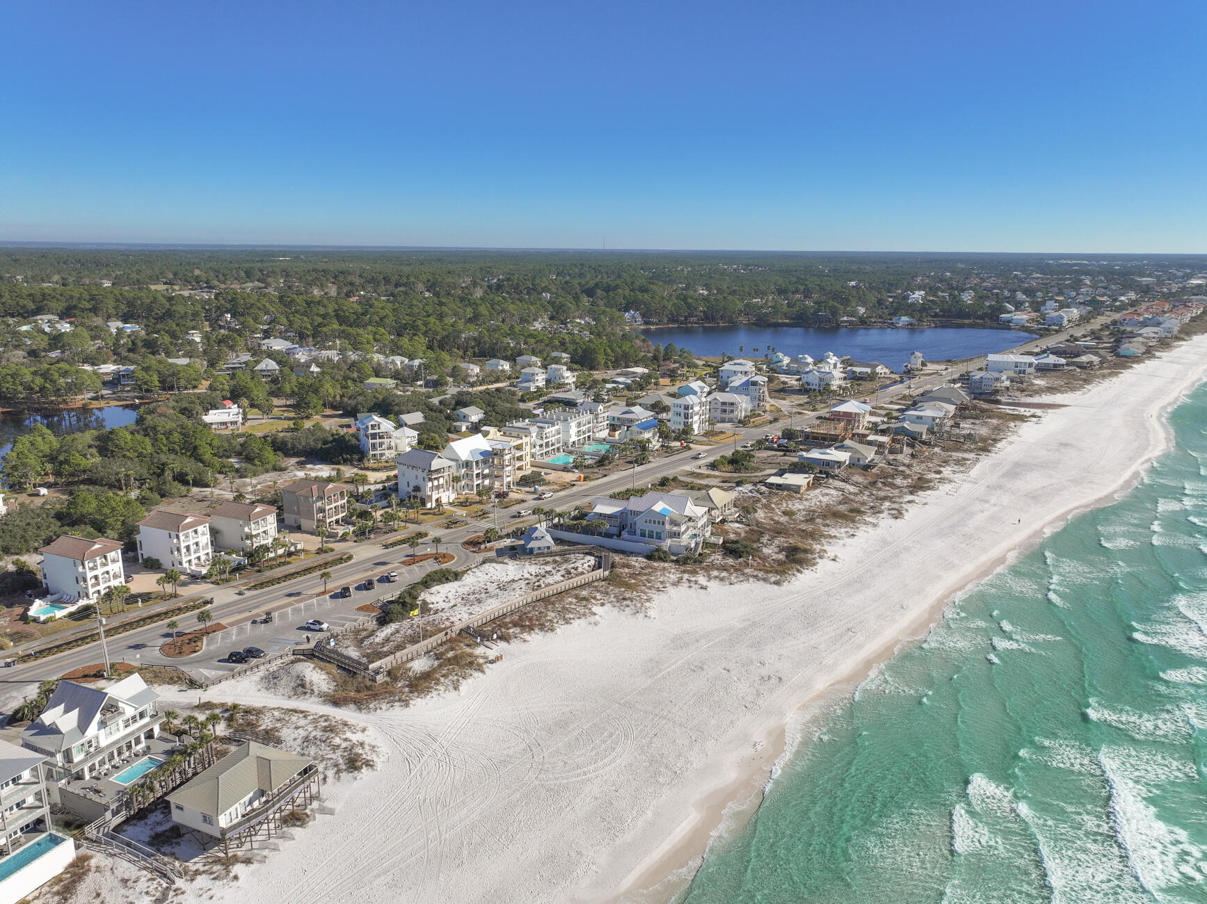 8 Corte Palma, Unit 61A Santa Rosa Beach, FL 32459 - Photo 32 of 32 an aerial view of residential building and lake view