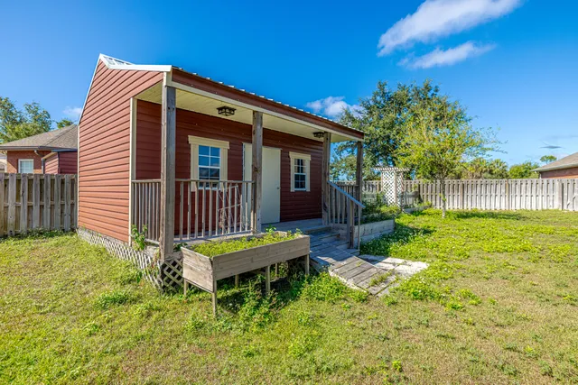a view of a balcony with ocean view