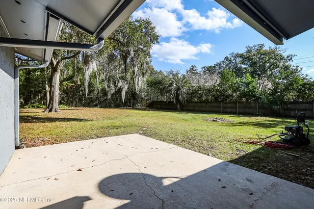 a view of swimming pool with an outdoor space