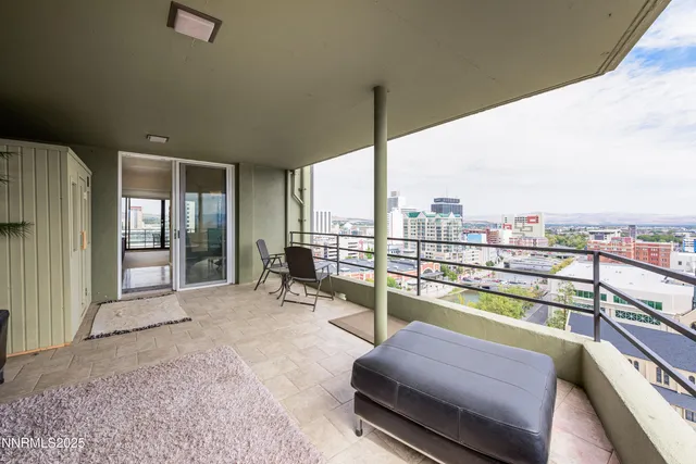 a outdoor space with patio furniture