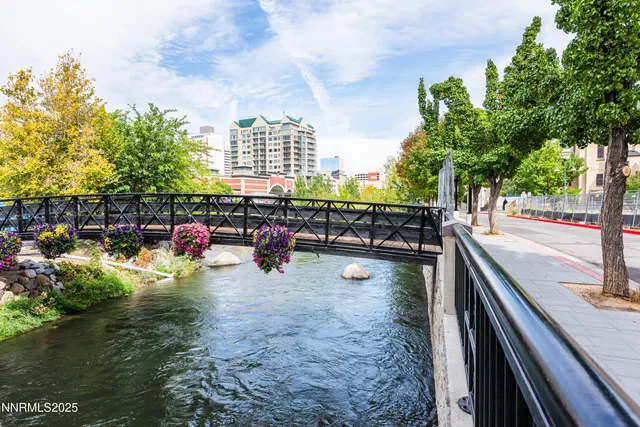 a view of a building and a street