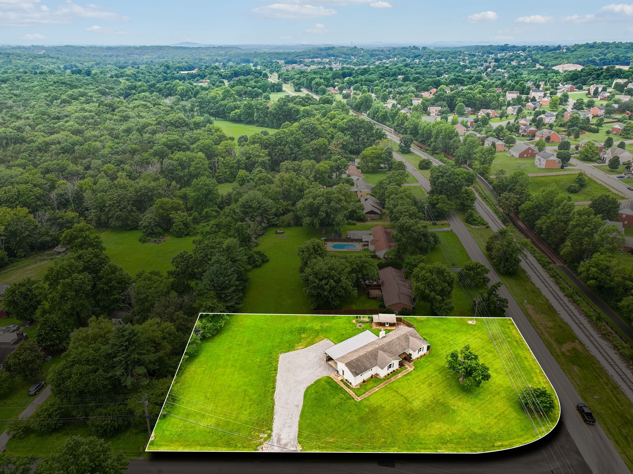 102 Pascal Drive Mount Juliet, TN 37122 - Photo 36 of 41 a view of a back yard