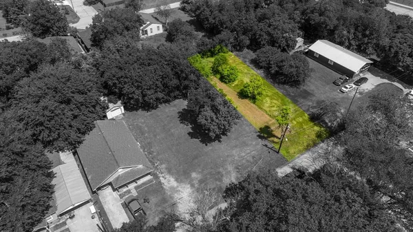 an aerial view of residential house with outdoor space