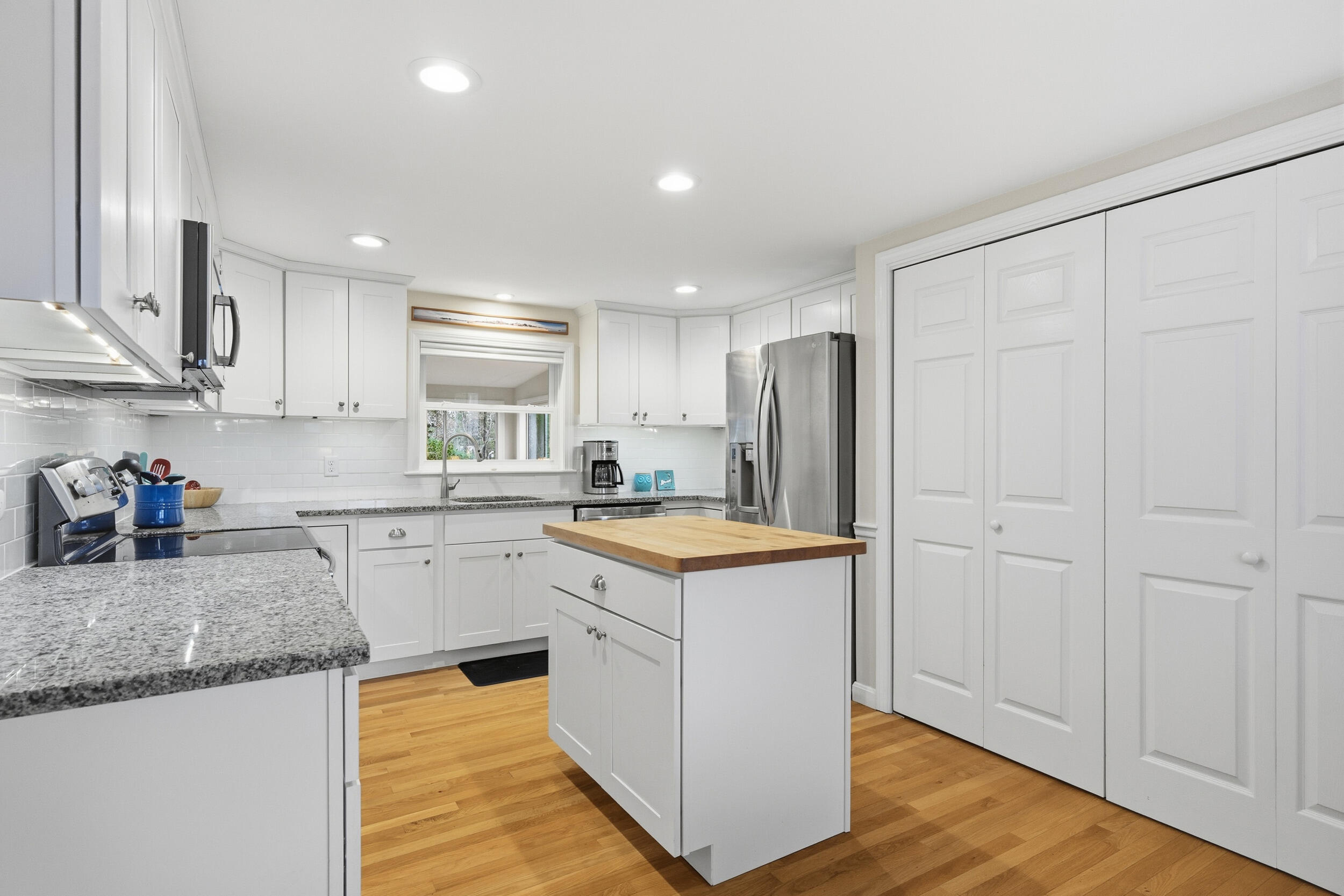 37 Wianno Road Yarmouth Port, MA 02675 - Photo 14 of 65 Kitchen with laundry in closet