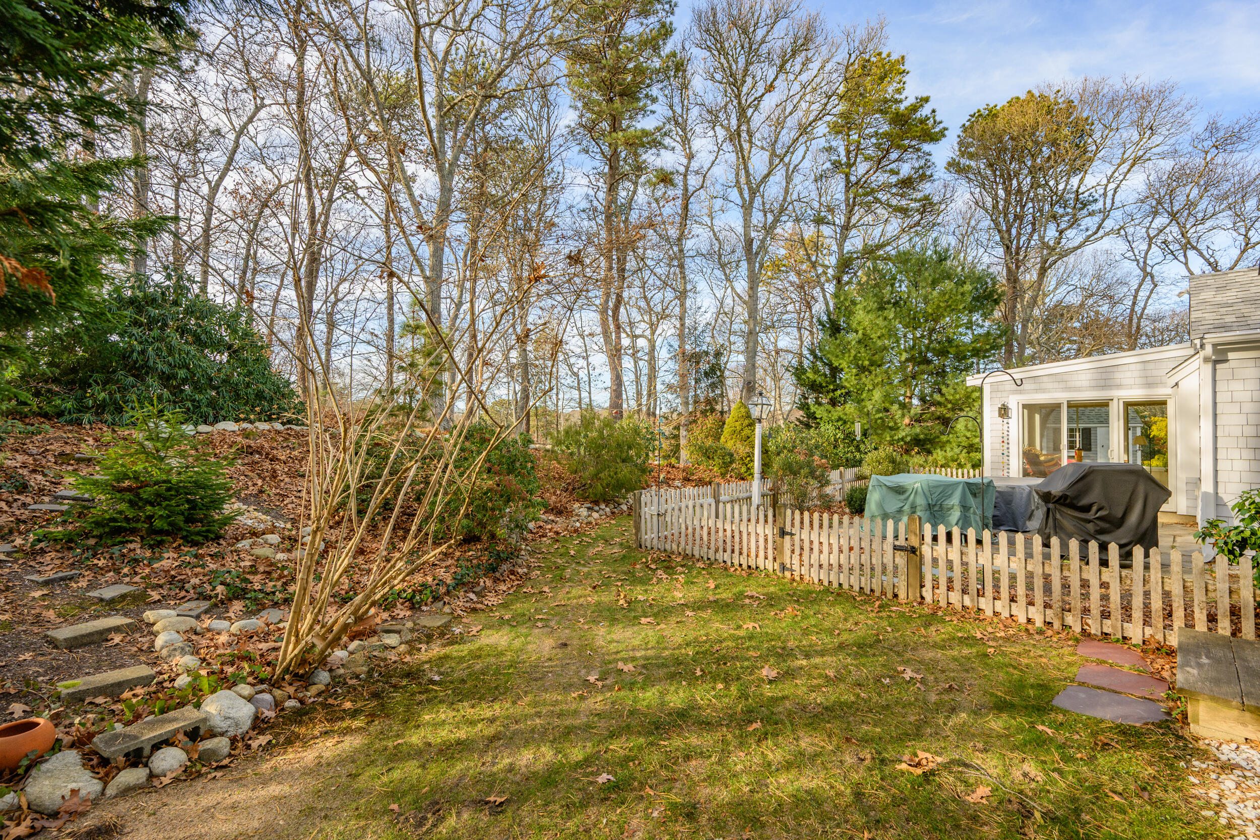 37 Wianno Road Yarmouth Port, MA 02675 - Photo 48 of 65 Back yard from the side