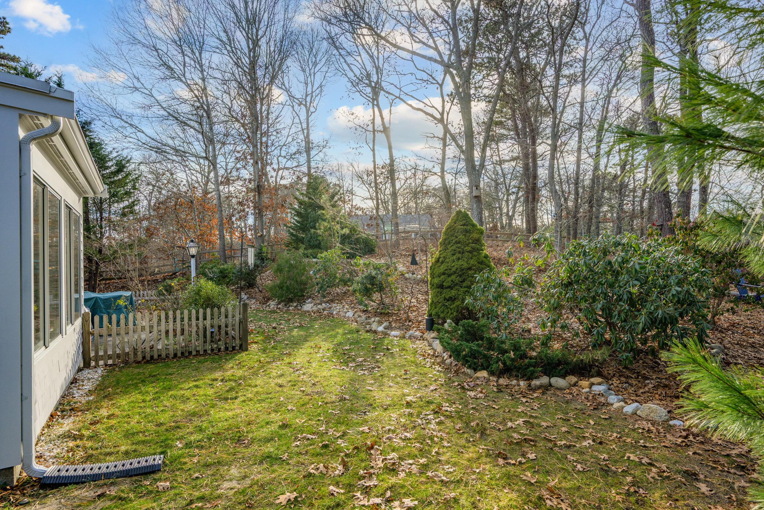37 Wianno Road Yarmouth Port, MA 02675 - Photo 49 of 65 Back yard off sunroom