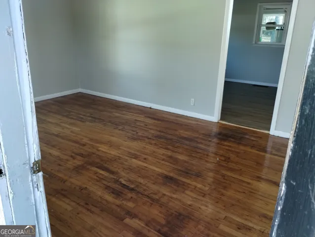 wooden floor in an empty room