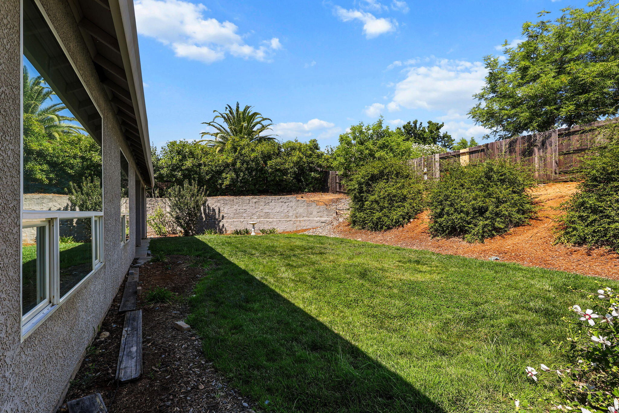 3641 Deuce Way Redding, CA 96002 - Photo 26 of 31 a view of a yard with plants