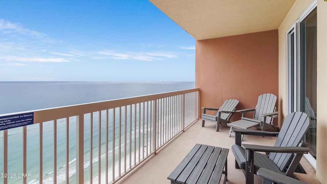 14825 Front Beach Road, Unit 2307 Panama City Beach, FL 32413 - Photo 14 of 32 Balcony View of Gulf!