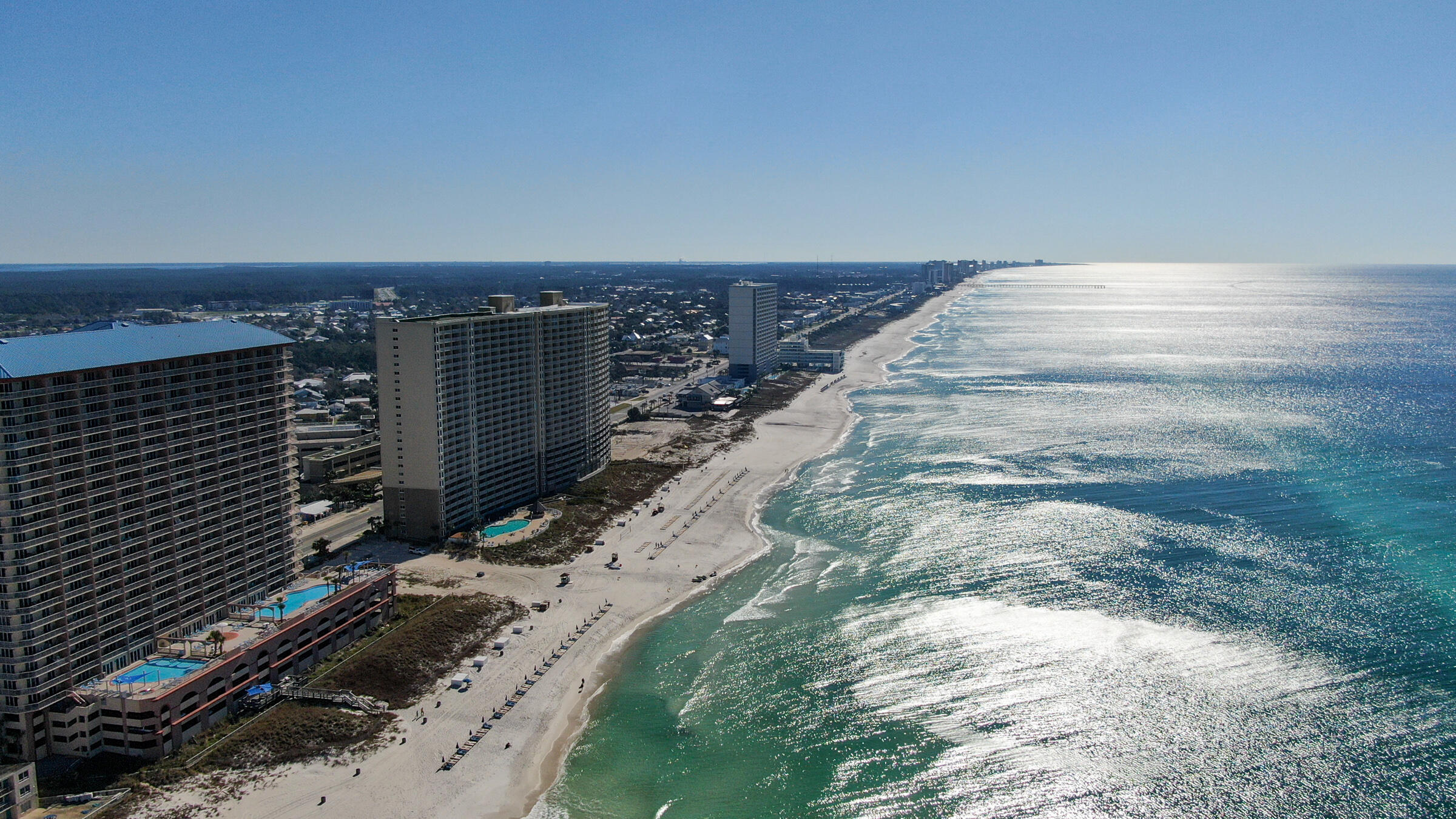 14825 Front Beach Road, Unit 2307 Panama City Beach, FL 32413 - Photo 31 of 32 Aerial of Condo with Gulf Views!