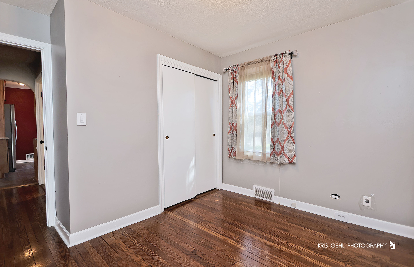 275 Harding Street Grayslake, IL 60030 - Photo 11 of 25 a view of empty room with wooden floor and fan
