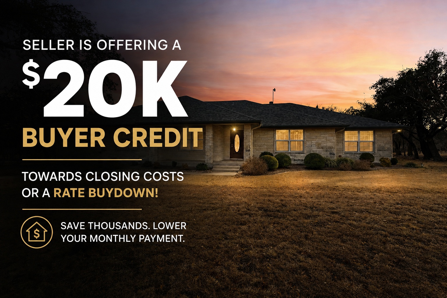 420 Rundberg Drive Jarrell, TX 76537 - Photo 2 of 28 $20k Buyer Credit