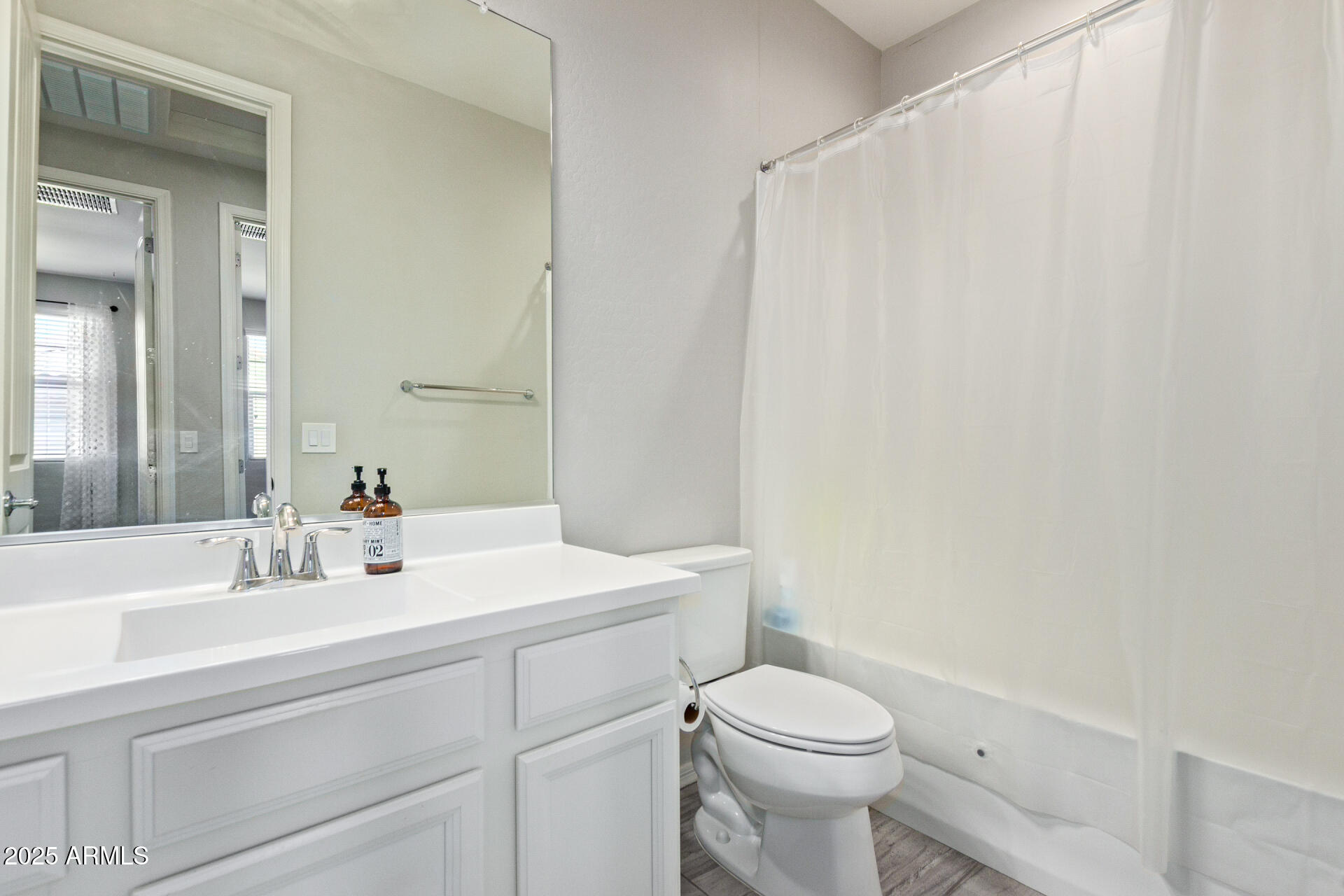 3934 East Turley Street Gilbert, AZ 85295 - Photo 19 of 37 a bathroom with a sink a toilet and a mirror
