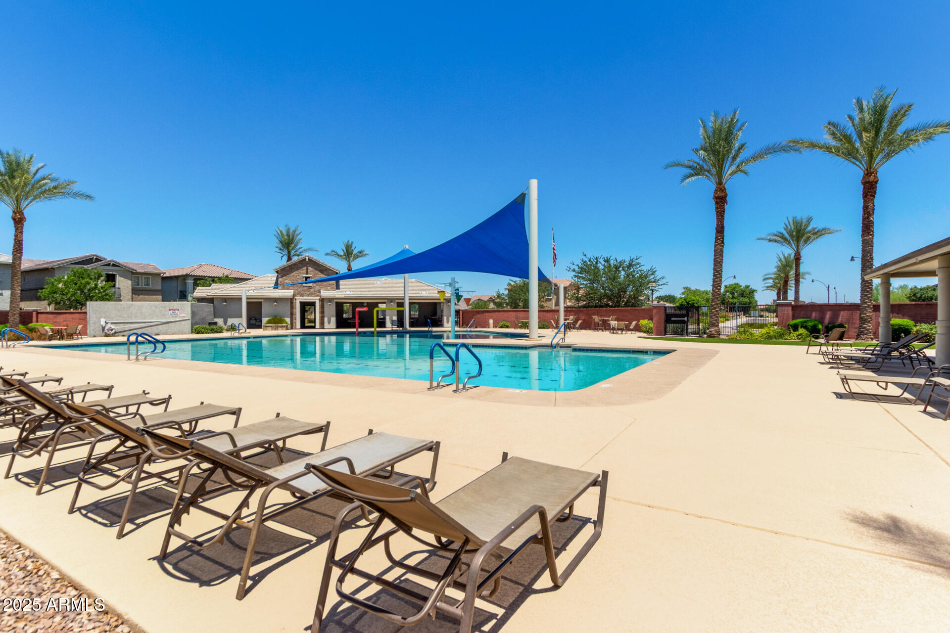 3934 East Turley Street Gilbert, AZ 85295 - Photo 30 of 37 a view of swimming pool with outdoor seating and city view